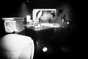 Shooting in sala di posa - Officine Fotografiche